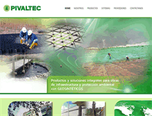 Tablet Screenshot of geosinteticos.com